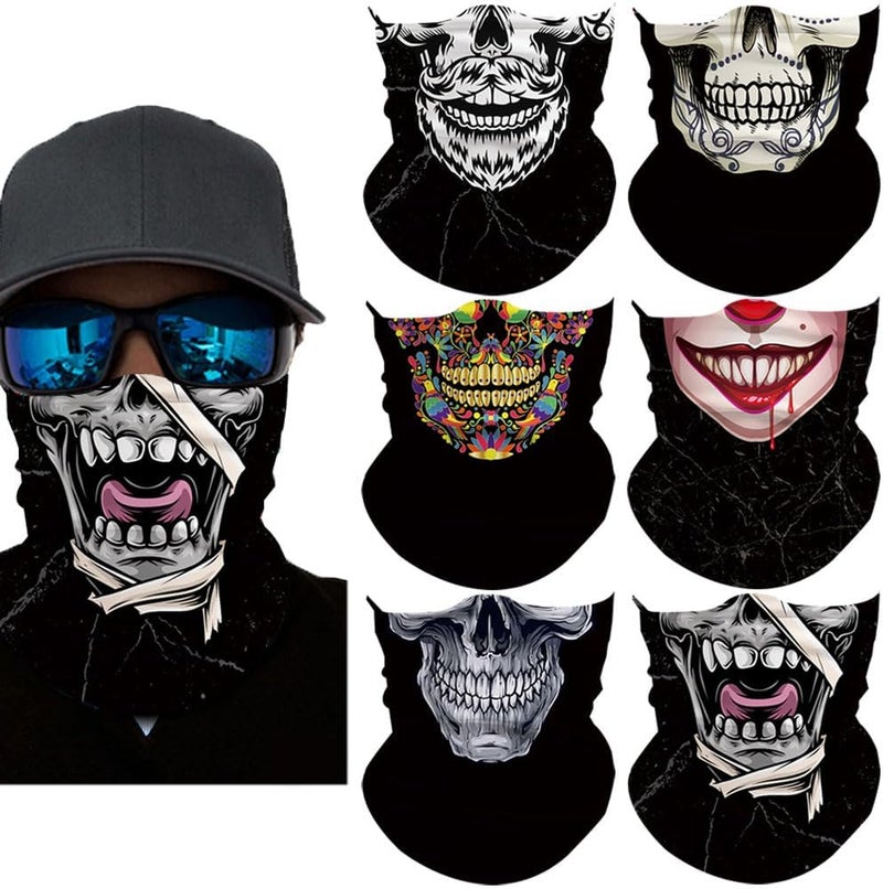 SIDAZON Neck Gaiter Mask,Bandana Gator Face Cover Mask Sun UV Protection,Neck Warmer Balaclava,Tube Face Scarf,Headband for Outdoor - Image 1